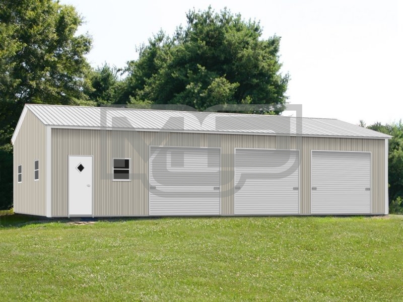 Metal Building Vertical Roof 24w X 41l X 9h Shop Building