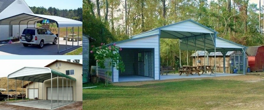 Best Metal Shelters And Car Canopies For Outdoor Storage