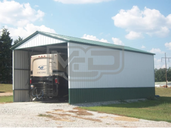 Vertical Roof RV Shelters