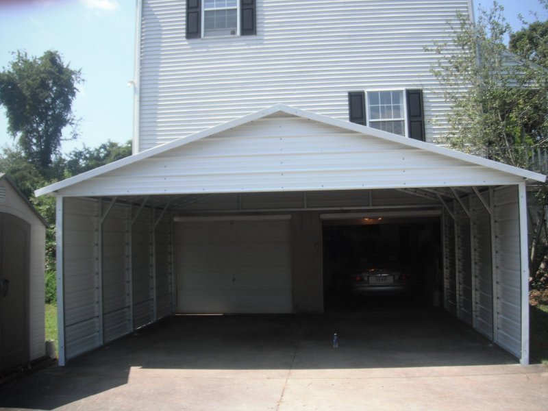 Carport Boxed Eave Roof 20w X 21l X 7h