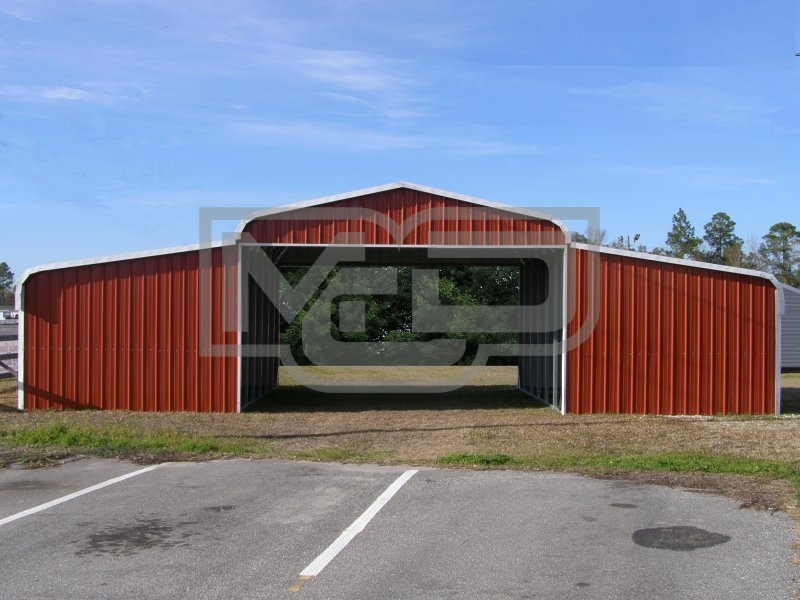 Metal Barn Shed | Regular Roof | 44W x 31L x 10H Metal Barn Shed | Regular Roof | 44W x 31L x 10H