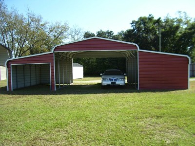 Metal Barn Shed | Regular Roof | 44W x 26L x 10H | Ag Shed