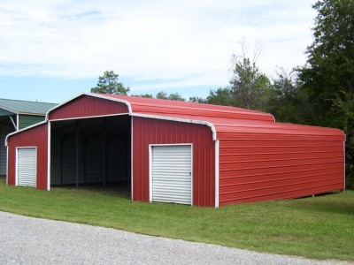 Metal Horse Barn | Regular Roof | 44W x 26L x 9H | Ag Barn