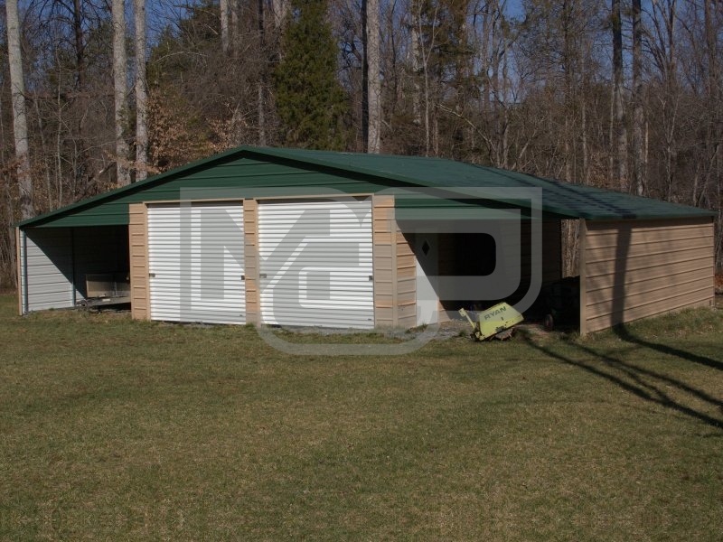 Continuous Roof Barn | Boxed Eave Roof | 46W x 31L x 10H | Enclosed Barn Continuous Roof Barn | Boxed Eave Roof | 46W x 31L x 10H | Enclosed Barn