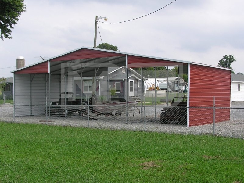 Barn Shelter | Boxed Eave Roof | 42W x 21L x 12H | Continuous Roof Barn Shelter | Boxed Eave Roof | 42W x 21L x 12H | Continuous Roof