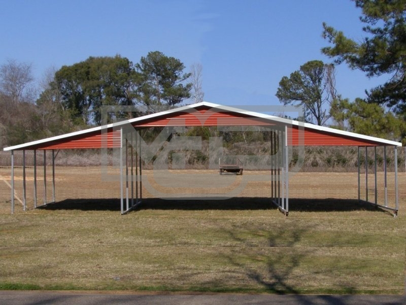 Barn Shelter | Boxed Eave Roof | 42W x 21L x 10H | Continuous Roof Barn Shelter | Boxed Eave Roof | 42W x 21L x 10H | Continuous Roof