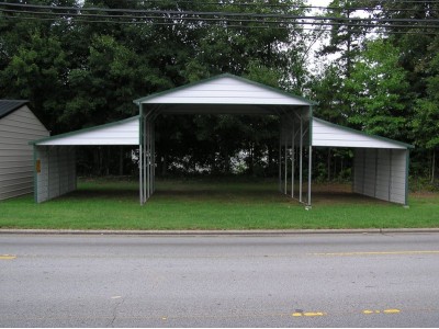 Metal Barn | Boxed Eave Roof | 42W x 21L x 12H | Carolina Barn