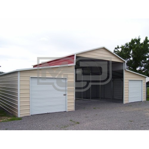 Carolina Barn | Boxed Eave Roof | 42W x 31L x 12H | Metal Barn