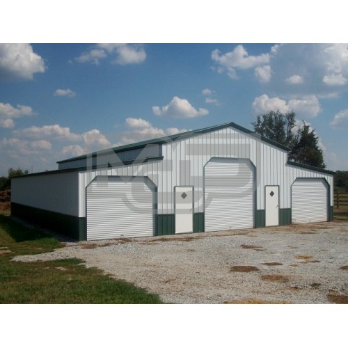 Deluxe Carolina Barn | Vertical Roof | 48W x 36L x 12H | Metal Barn