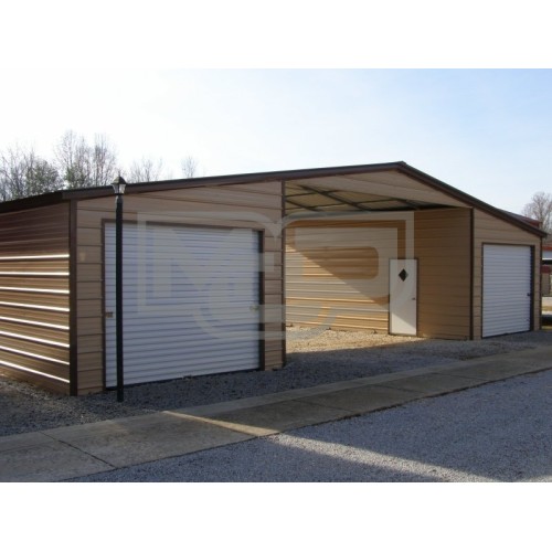 Seneca Barn | Vertical Roof | 44W x 26L x 11H |  Continuous Roof