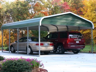 Carport | Regular Roof | 18W x 21L x 7H` | 2 Gables