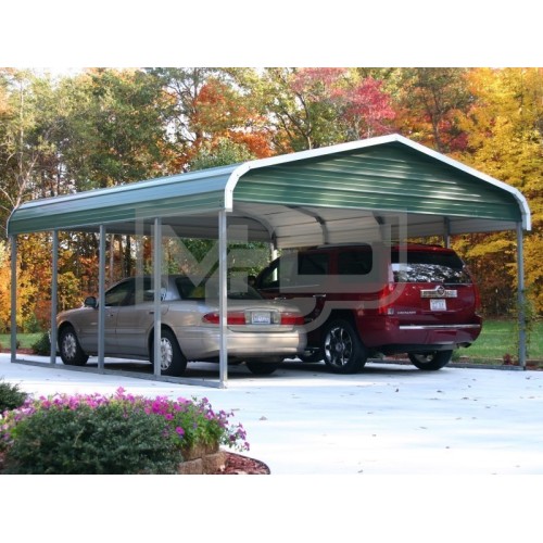 Carport | Regular Roof | 18W x 21L x 7H` | 2 Gables