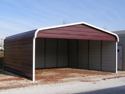 Carport | Regular Roof | 20W x 21L x 7H`