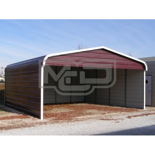 Carport | Regular Roof | 20W x 21L x 7H`