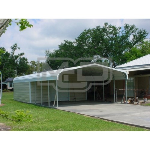 Carport | Regular Roof Roof | 20W x 31L x 6H Utility Carport