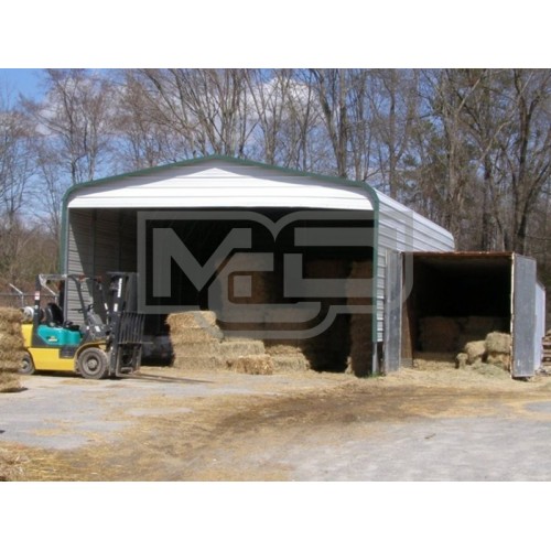 Carport | Regular Roof | 22W x 31L x 10H | AG Shelter