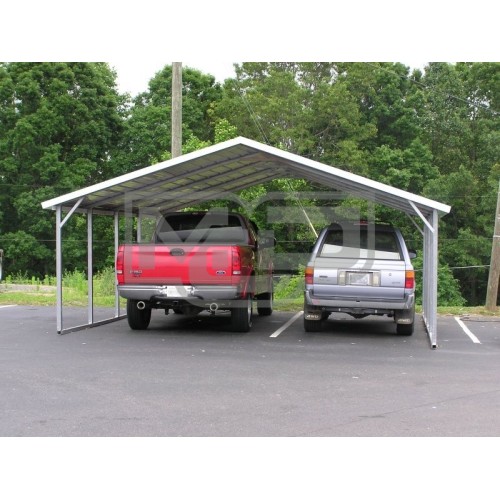 Carport | Boxed Eave Roof | 18W x 21L x 6H