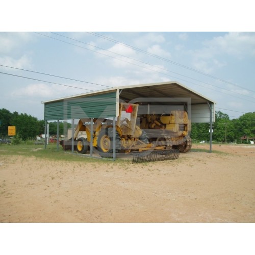 Carport | Boxed Eave Roof | 22W x 21L x 8H