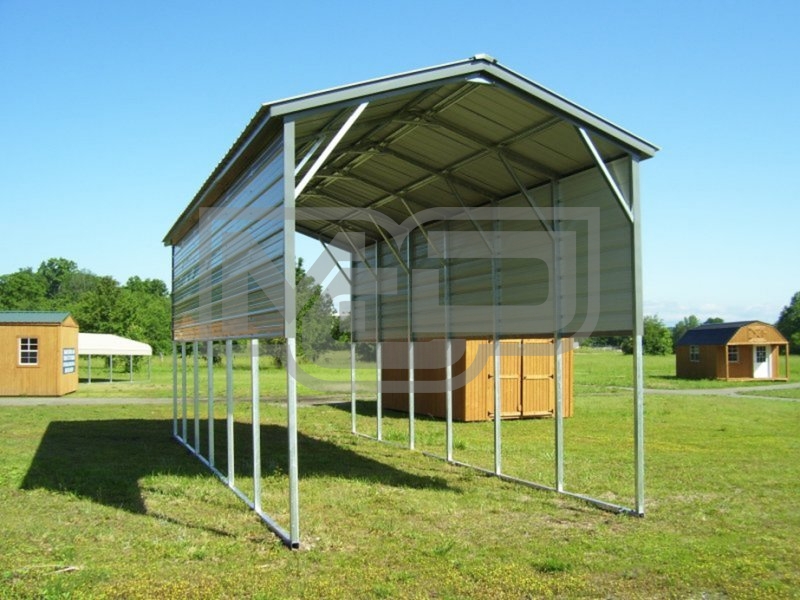 Carport, Vertical Roof