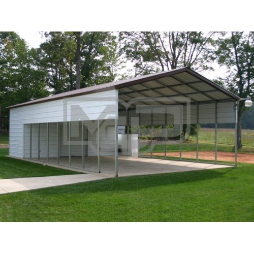 Carport | Vertical Roof | 20W x 51L x 8H