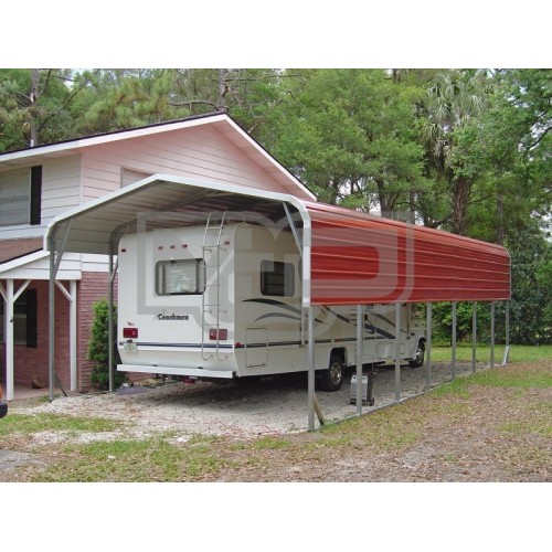 Carport | Regular Roof | 12W x 36L x 8H` | RV Carport Covers