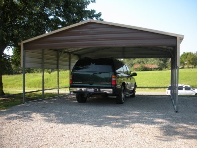 Carport | Boxed Eave Roof | 22W x 21L x 7H