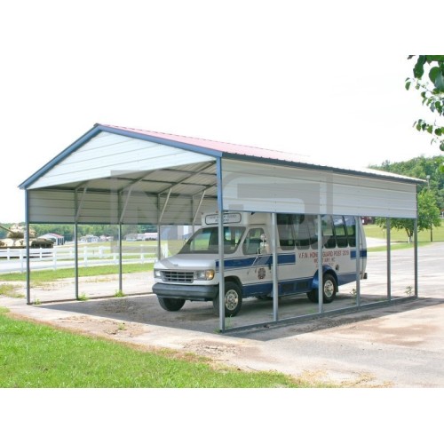 Carport | Vertical Roof | 22W x 26L x 9H