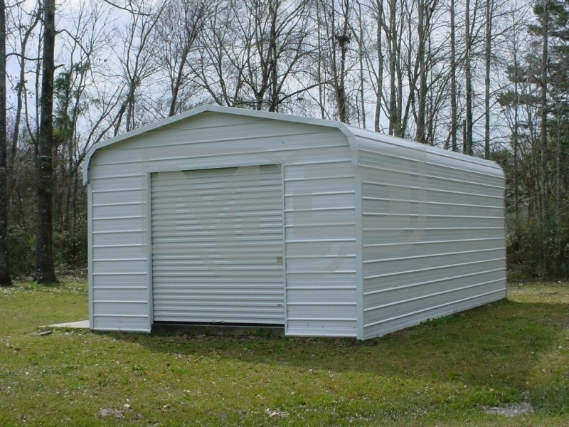 Garage | Regular Roof | 12'W x 21'L x 8`H |  Single Car Garage