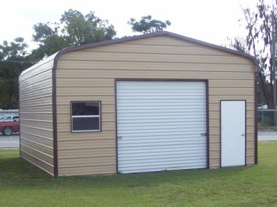 Garage | Regular Roof | 18W x 21L x 9H |  Single Car Garage