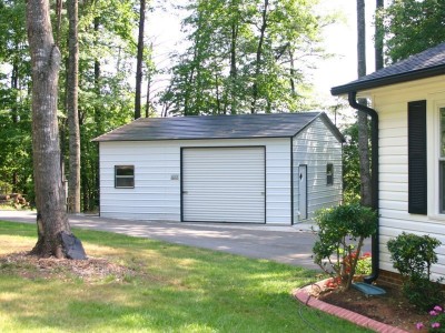 Garage | Boxed Eave Roof | 20W x 26L x 9H |  Side Entry Garage