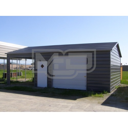 Garage | Boxed Eave Roof | 22W x31 L x 9H |  Boxed Eave Garage
