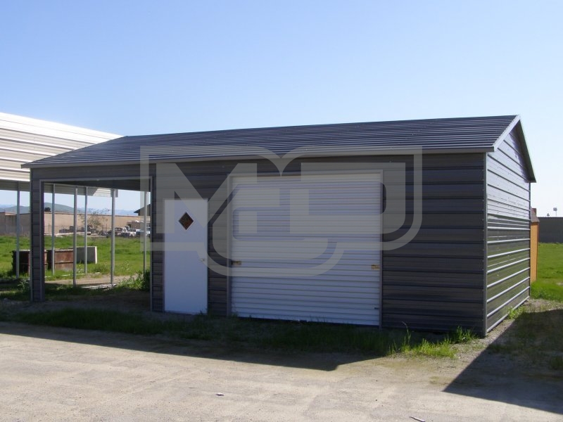Garage | Boxed Eave Roof | 22W x31 L x 9H |  Boxed Eave Garage