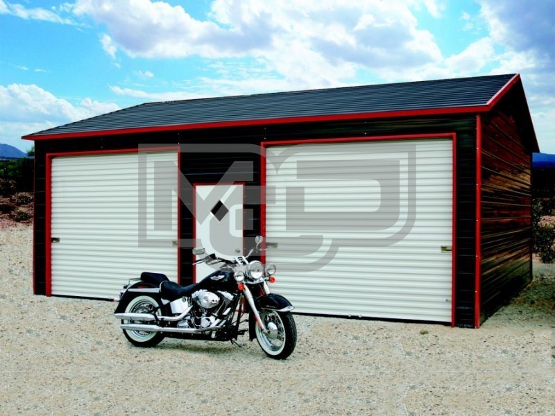 Garage | Boxed Eave Roof | 22W x 26L x 9H | Side Entry Garage Garage | Boxed Eave Roof | 22W x 26L x 9H | Side Entry Garage