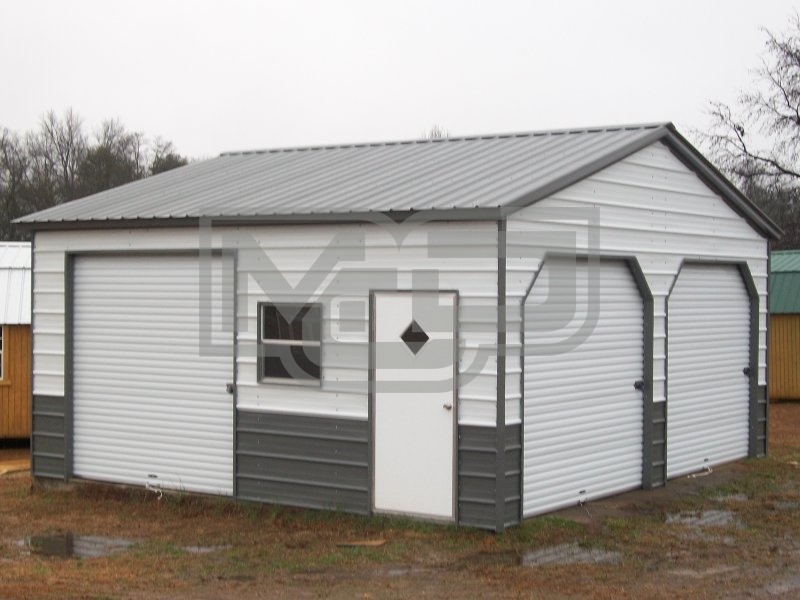 Garage | Vertical Roof | 22W x 21L x 9H | Metal Garage Garage | Vertical Roof | 22W x 21L x 9H | Metal Garage