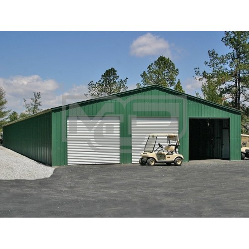 Metal Shop Building | Vertical Roof | 40W x 60L x 12H |  Steel Buildings