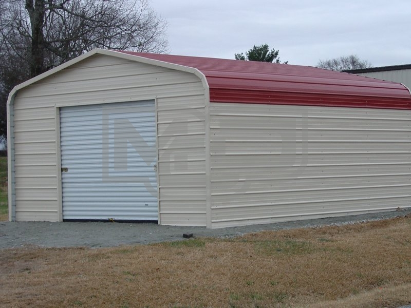 Garage | Regular Roof | 12W x 21L x 8H | Single Car Garage