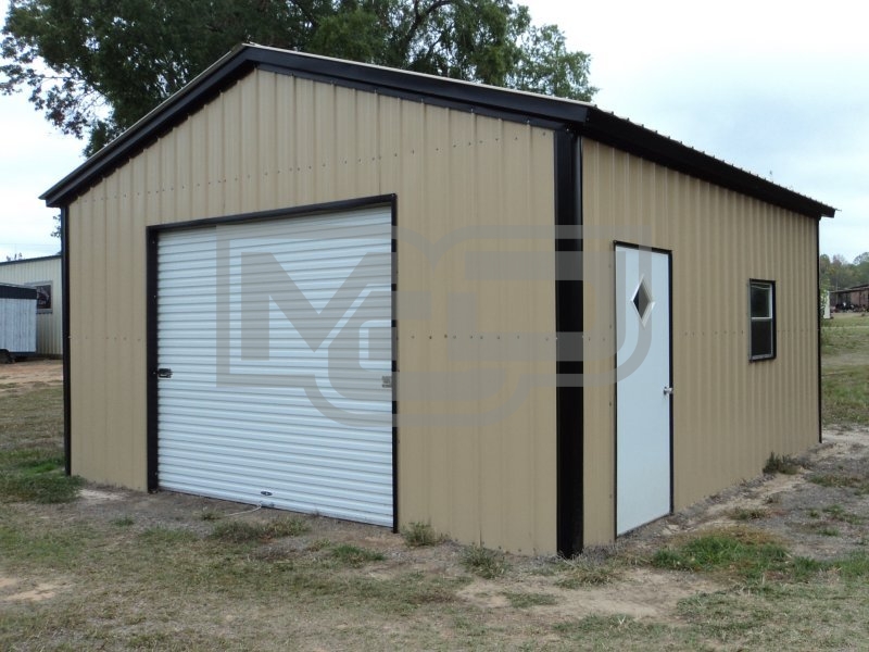 Garage | Vertical Roof | 18W x 21L x 9H | 1-Car Garage Garage | Vertical Roof | 18W x 21L x 9H | 1-Car Garage