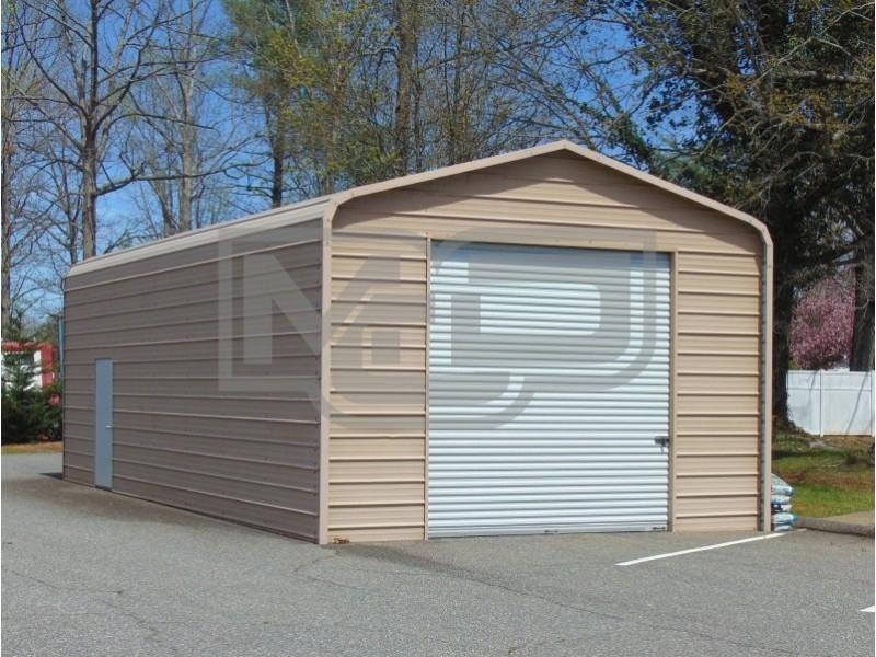 Garage | Regular Roof | 18W x 31L x 10H | Metal Garage Garage | Regular Roof | 18W x 31L x 10H | Metal Garage