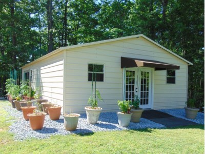 Steel Workshop Building | Vertical Roof | 24W x 36L x 9H | Metal Building