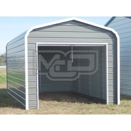 Single Garage | Regular Roof | 18'W x 21'L x 7`H |  1-Car