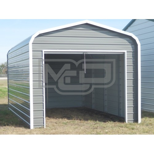 Single Garage | Regular Roof | 18'W x 21'L x 7`H |  1-Car