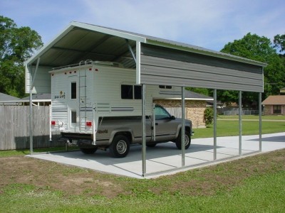 Carport | Vertical Roof | 18W x 21L x 10H