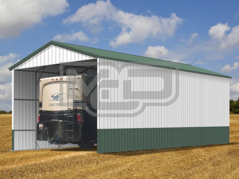 Carport | Vertical Roof | 12W x 31L x 12H | RV Port Carport | Vertical Roof | 12W x 31L x 12H | RV Port