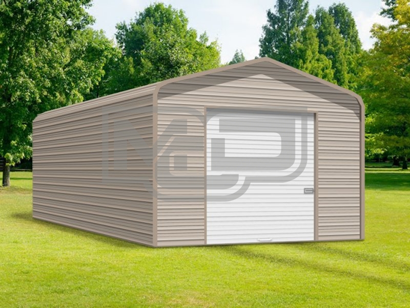 Garage | Regular Roof | 18W x 31L x 10H | Metal Garage Garage | Regular Roof | 18W x 31L x 10H | Metal Garage
